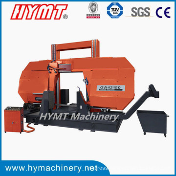 GW42150 heavy duty horizontal band saw cutting shearing machine